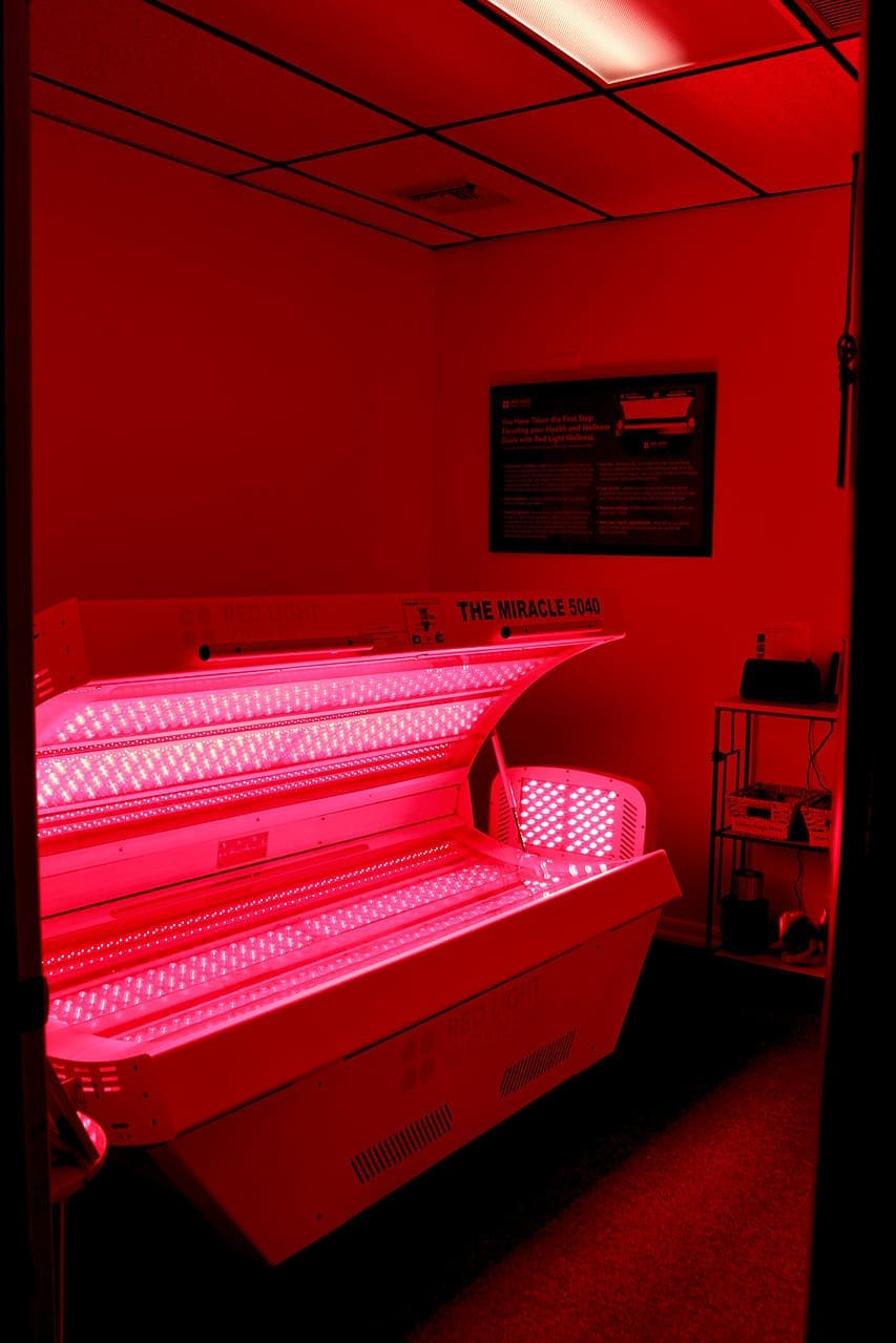 Red Light Therapy Bed at The Wellness Spot in Vero Beach, Florida